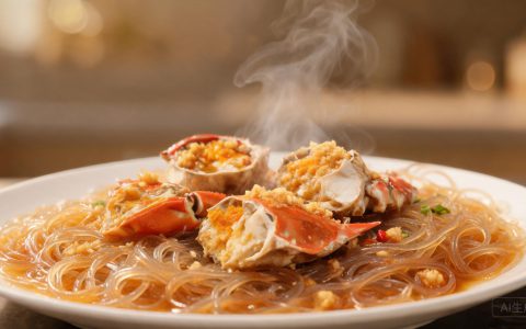 粉丝蒸蟹吸汁入味！家常做法2个关键别做错