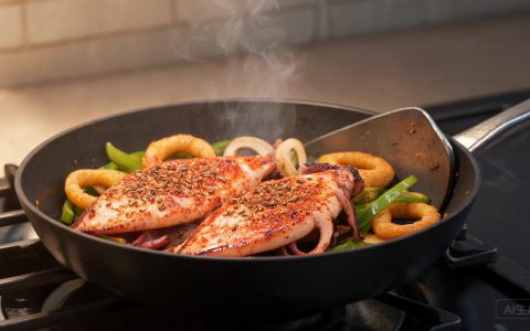 在家做铁板鱿鱼！3步不干不硬