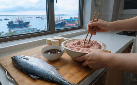 开海鲅鱼正肥，2斤鱼包一桌饺子！