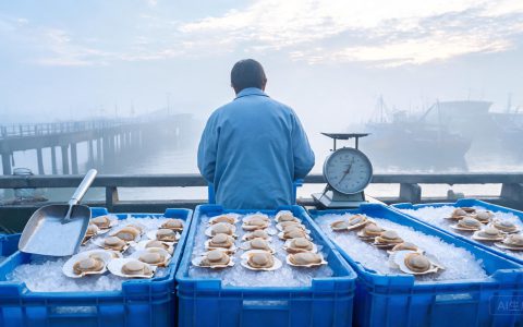 北海道扇贝产量降至21.5万吨！上岸量同比少17%