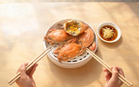 清蒸梭子蟹：掐准8分钟，鲜味不跑！
