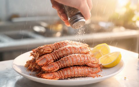 椒盐皮皮虾，壳脆肉甜正当时