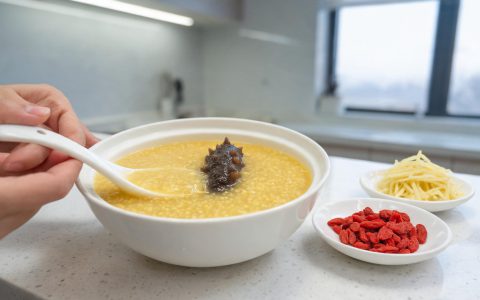 海参小米粥，泡发这1步做对才好喝！