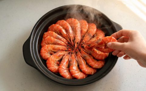 九节虾干炸进火锅烧烤，选虾规格分3档