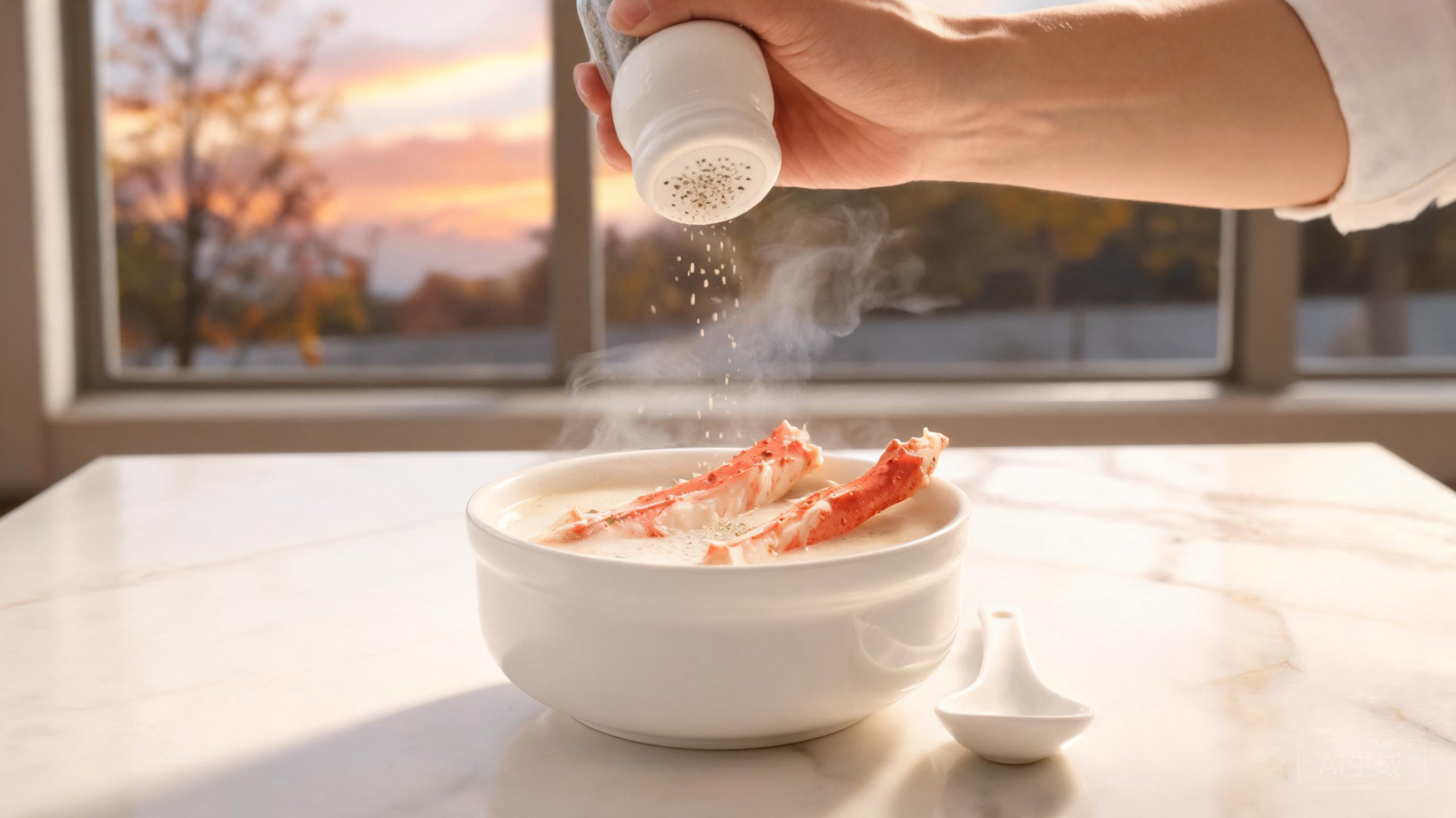 酒店宴席的帝王蟹汤，鲜味和成本怎么两全