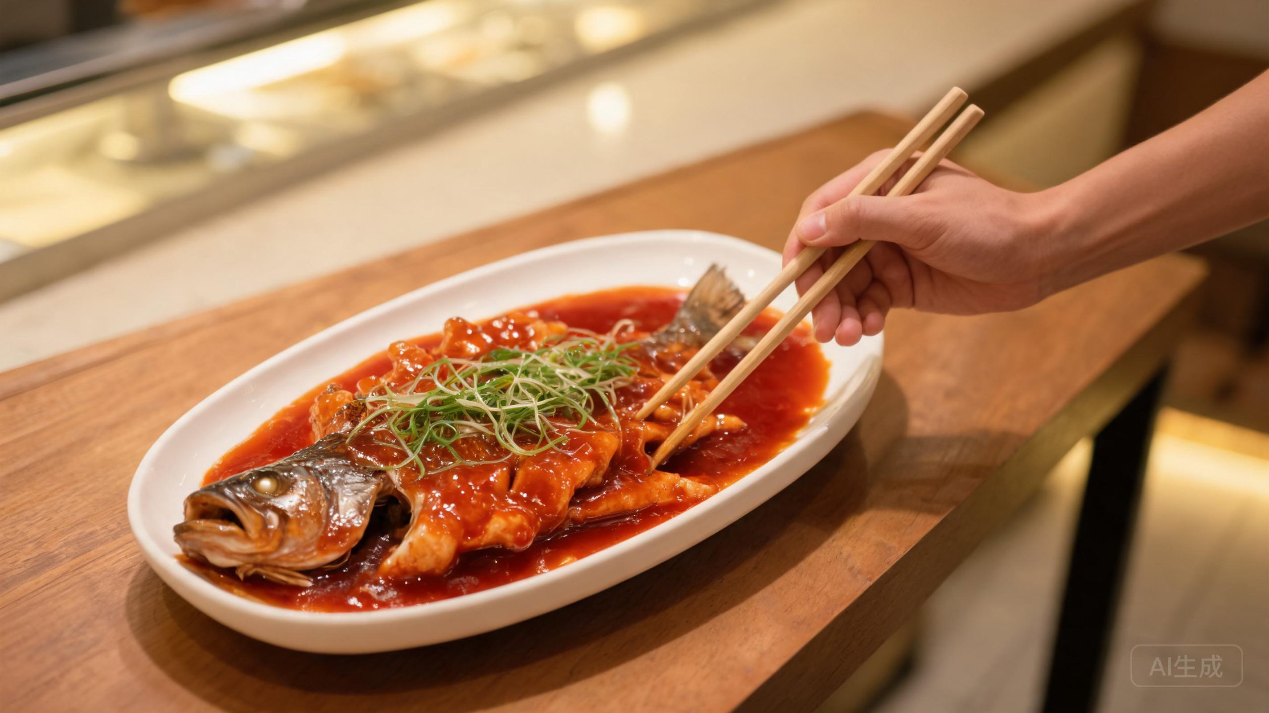 石斑鱼糖醋，银发餐桌上一道稳菜