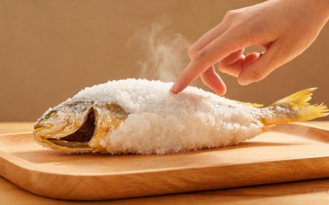 黄鱼盐烤，秋风起时餐厅上新的一道