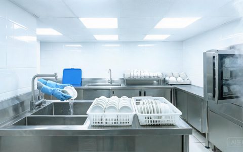 广东抽检点名餐具，海鲜馆洗消怎么补