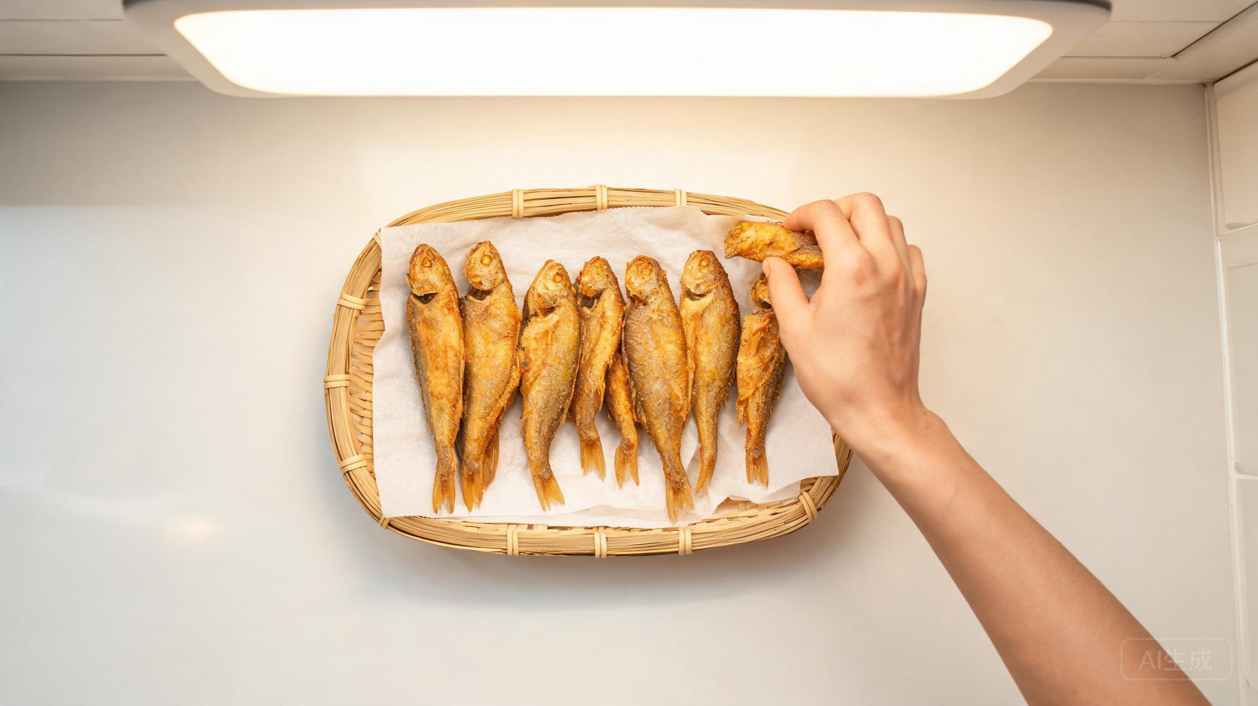 双11囤冻鲜,小黄鱼炸得酥怎么不回软