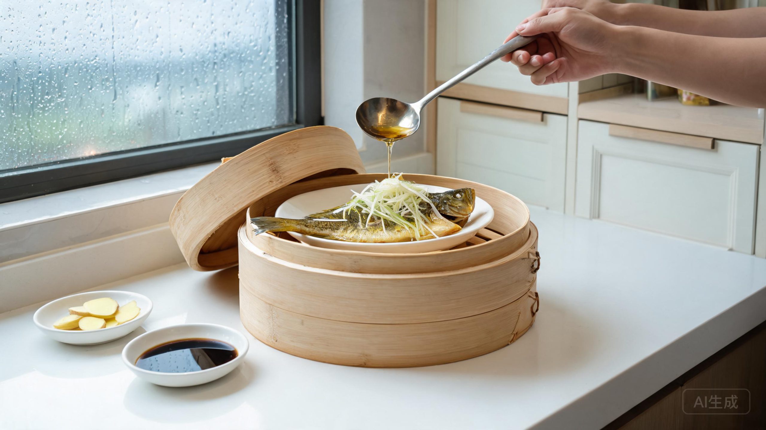 清蒸黄骨鱼,土腥味压在哪一步