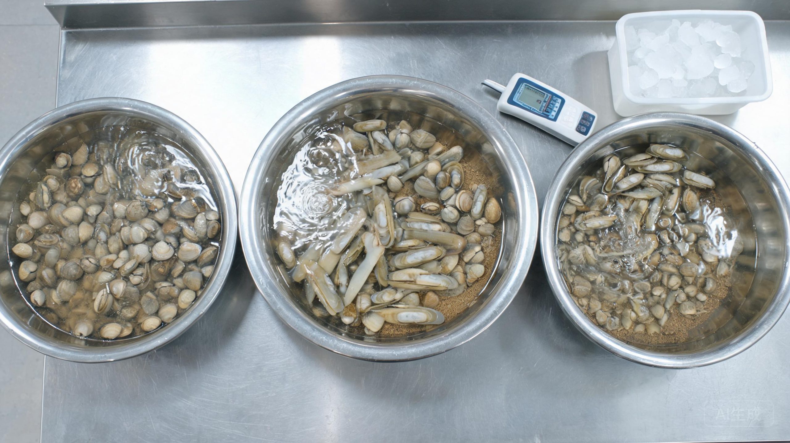 贝类吐沙，水温比时间更要紧