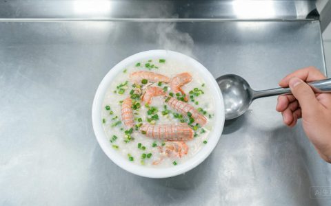 皮皮虾粥进团餐窗口，腥味压在哪一步