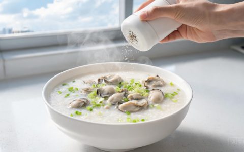 生蚝粥做出稳定味道，火候和时间要统一
