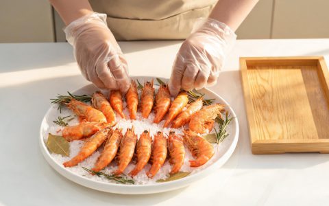 大明虾盐焗，团餐出菜怎么保量又保味
