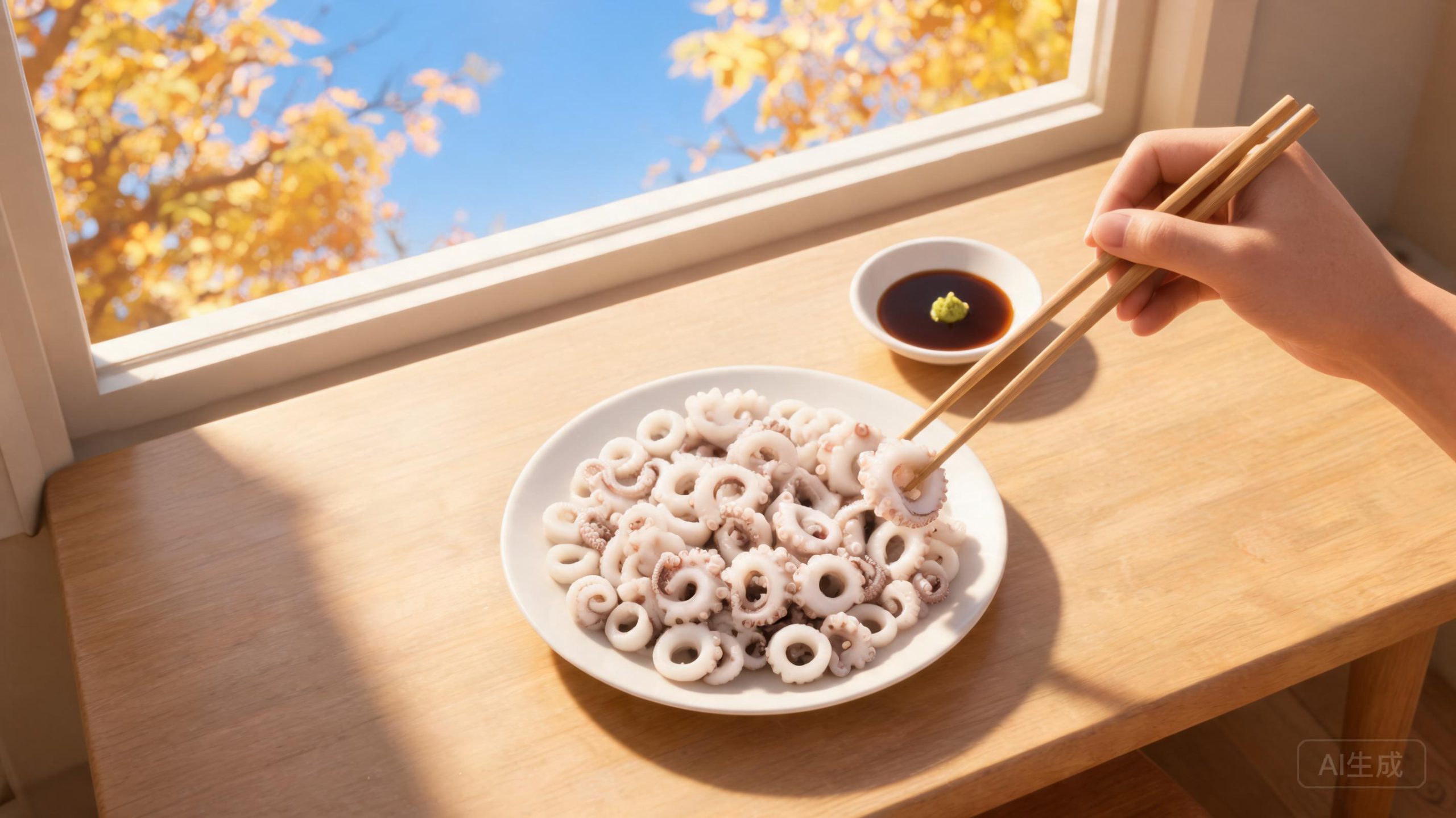 追美食纪录片学做海鲜!白灼章鱼,关键在那几十秒